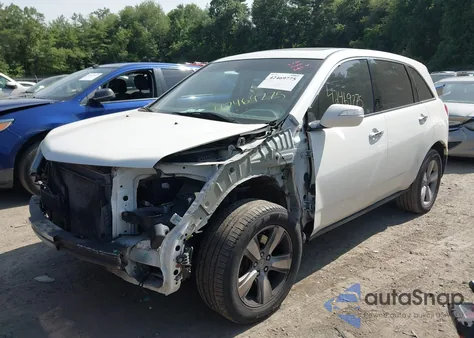 2011 Acura Mdx Technology Package from USA, damaged, VIN 2HNYD2H61BH526450